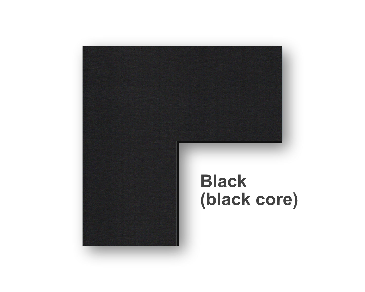 Black Core Color Swatch