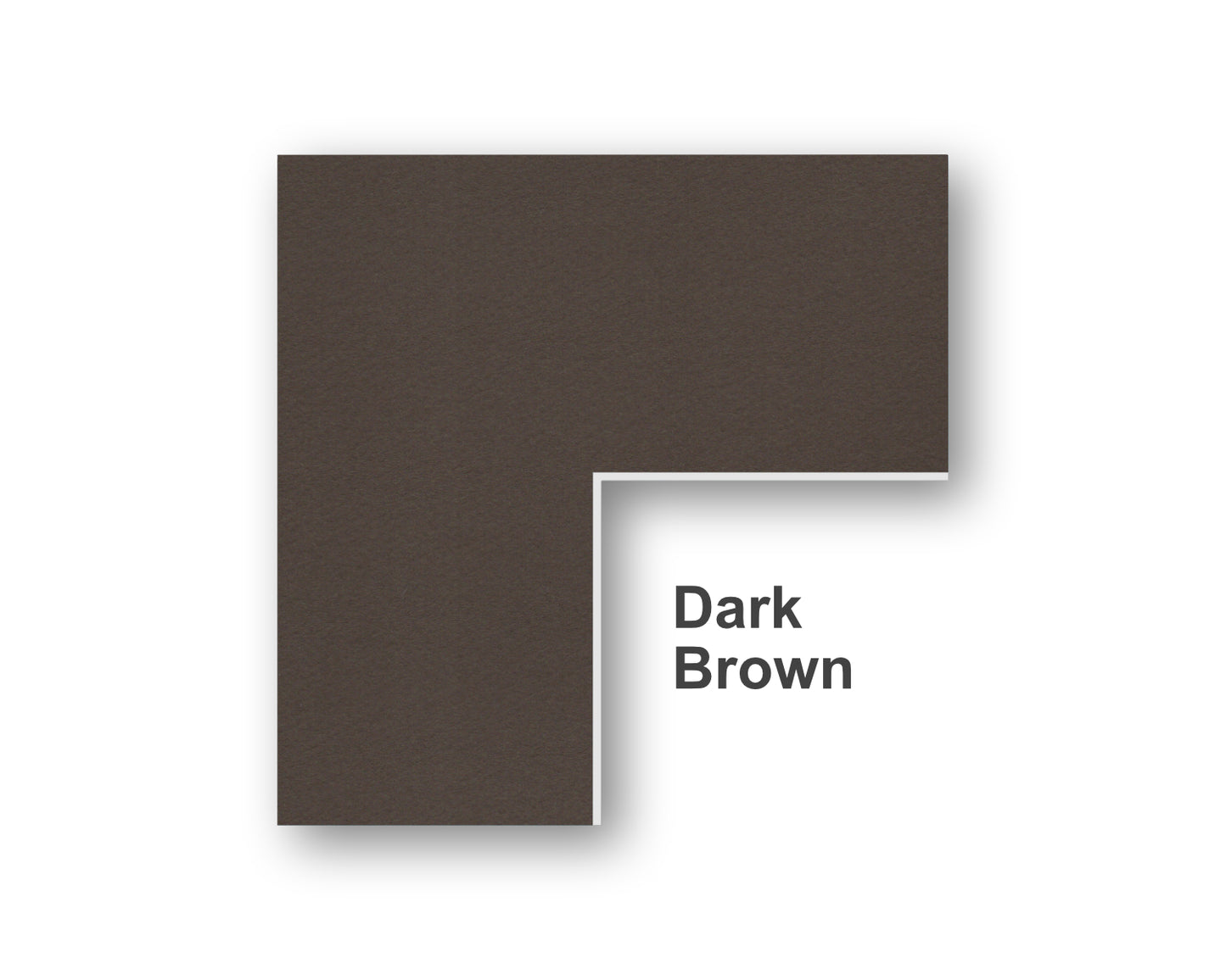 Dark Brown Color Swatch