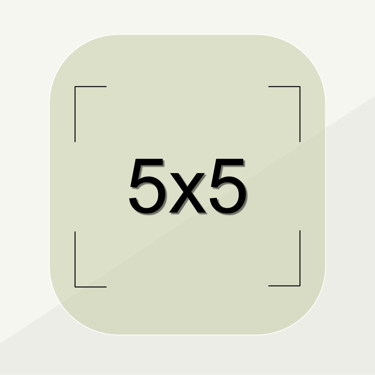5x5 Photo Size
