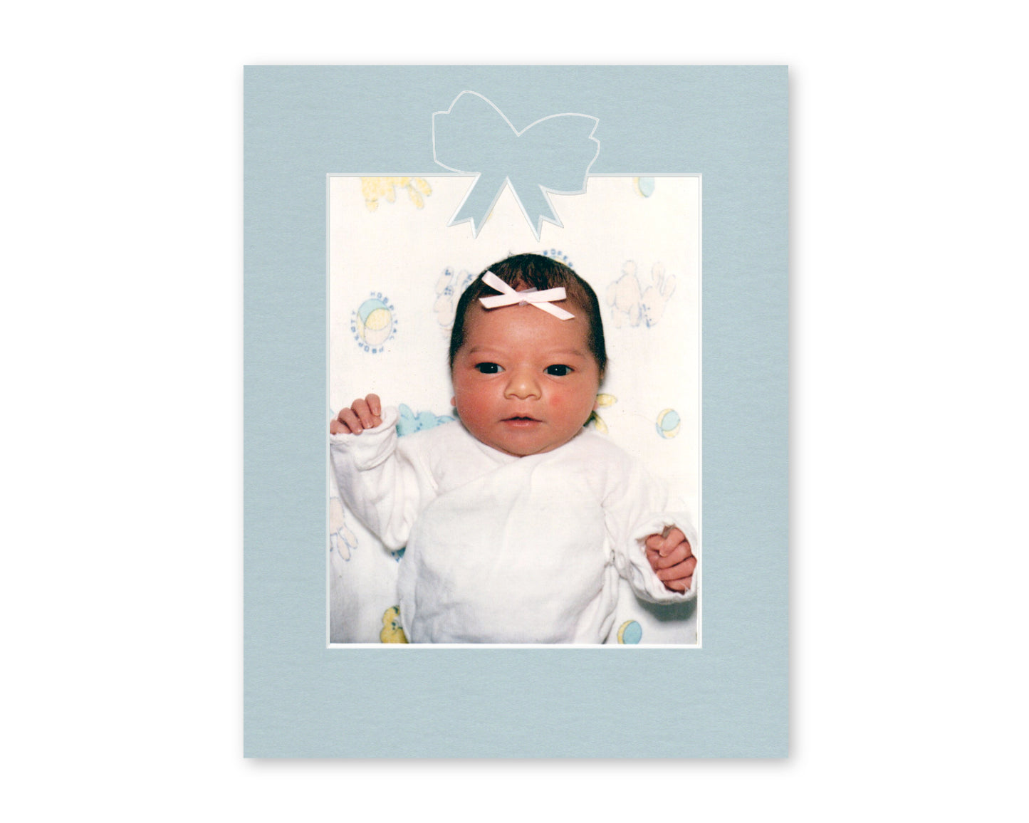 11x14 Bow Mat for 8x10 Photo | Premium White Core Matboard