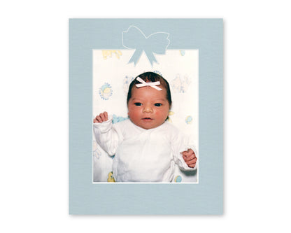 11x14 Bow Mat for 8x10 Photo | Premium White Core Matboard
