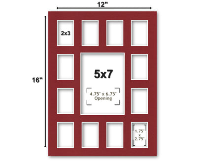 Sizing layout for our 12x16 yearbook collage.